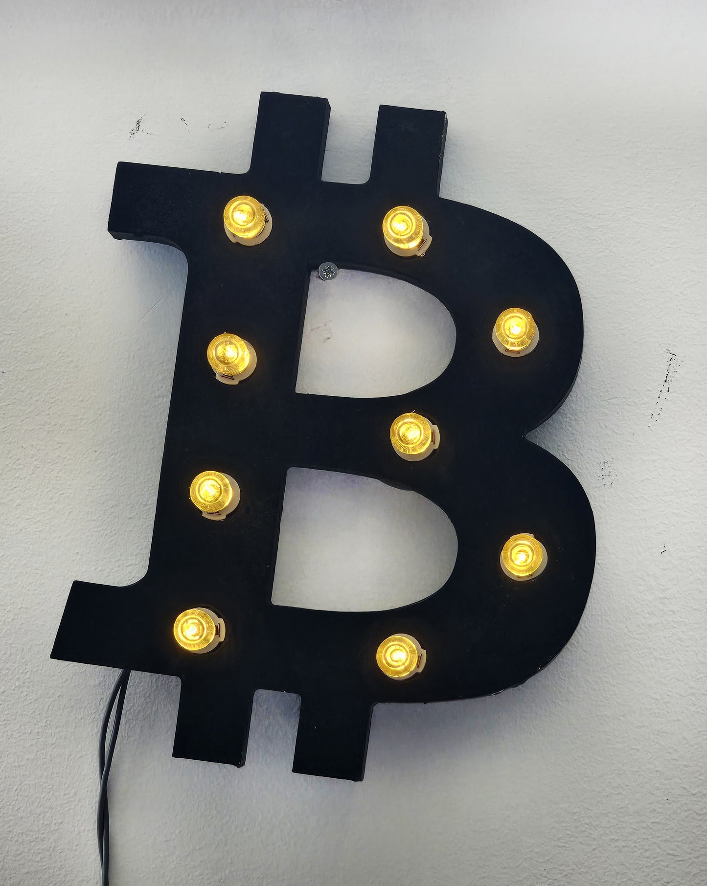 BITCOIN - ARREDO LUMINOSO A PARETE